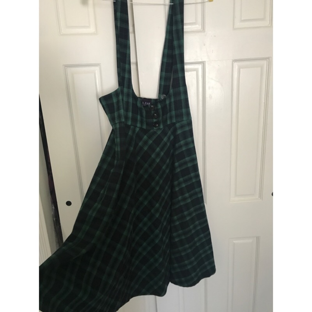 Modcloth plaid jumper
